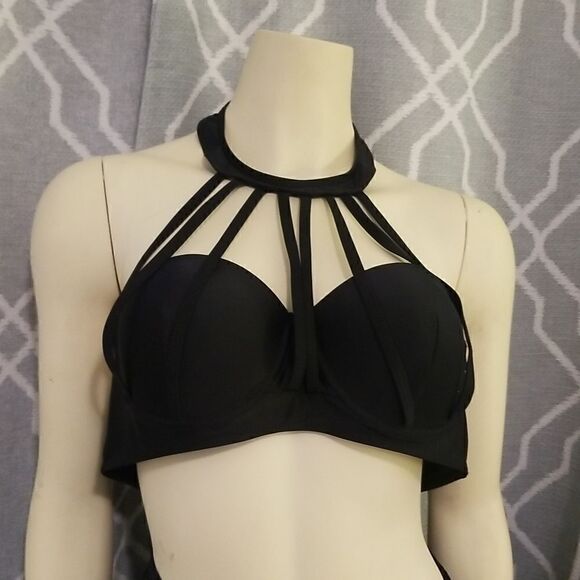 Bikini top black Large  - Picture 2 of 8